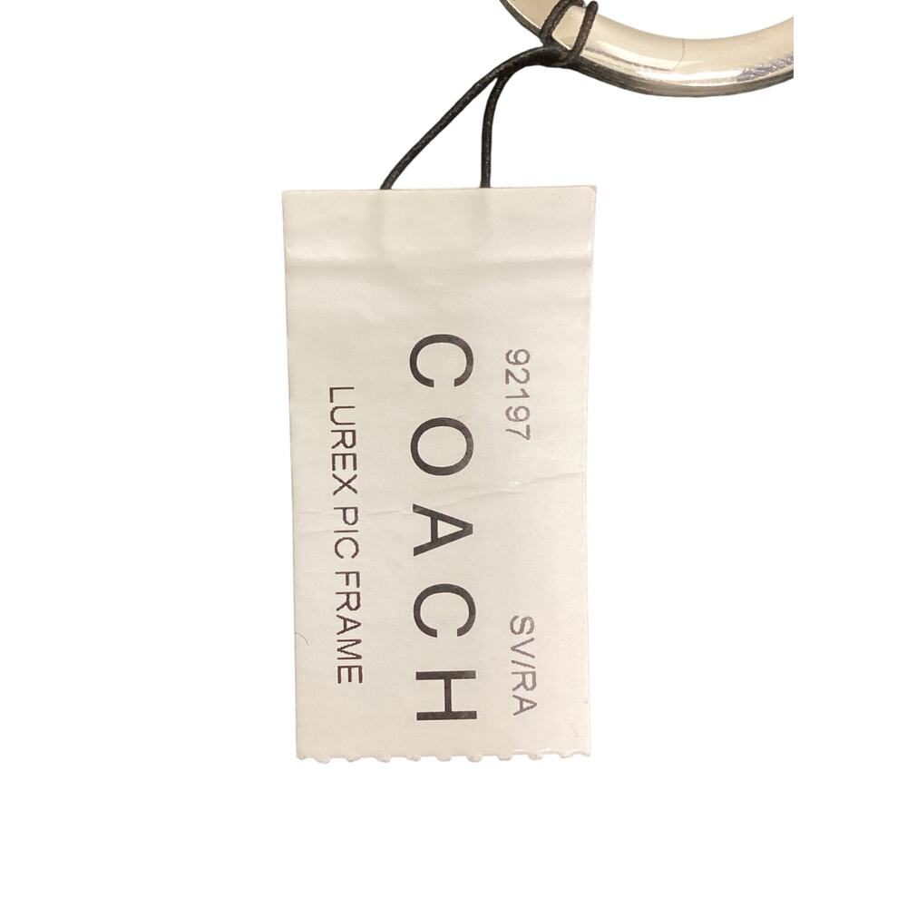 NWT VTG Coach Signature Picture Frame/Key Chain Can Fit 2 Minature Pictures Pink - Picture 5 of 5